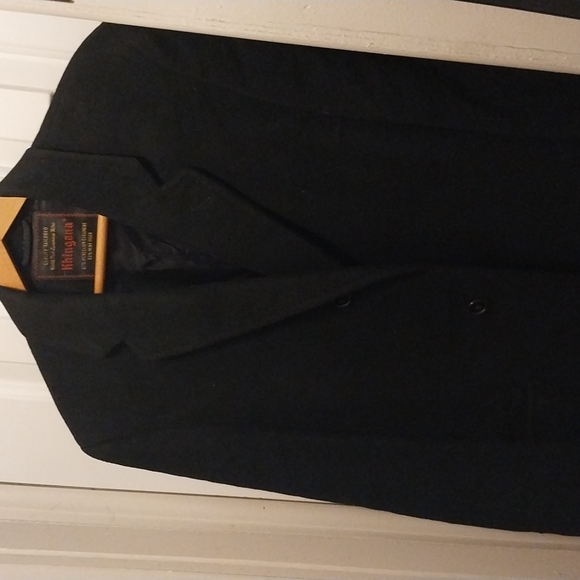 Mens Vintage 50s Khingana 80% mongolian cashmere 20% mink fiber over coat - Picture 3 of 4